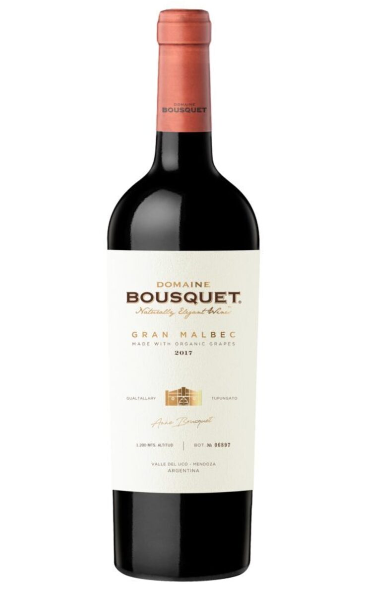Bousquet Gran Organic Malbec 2020 6x750ml