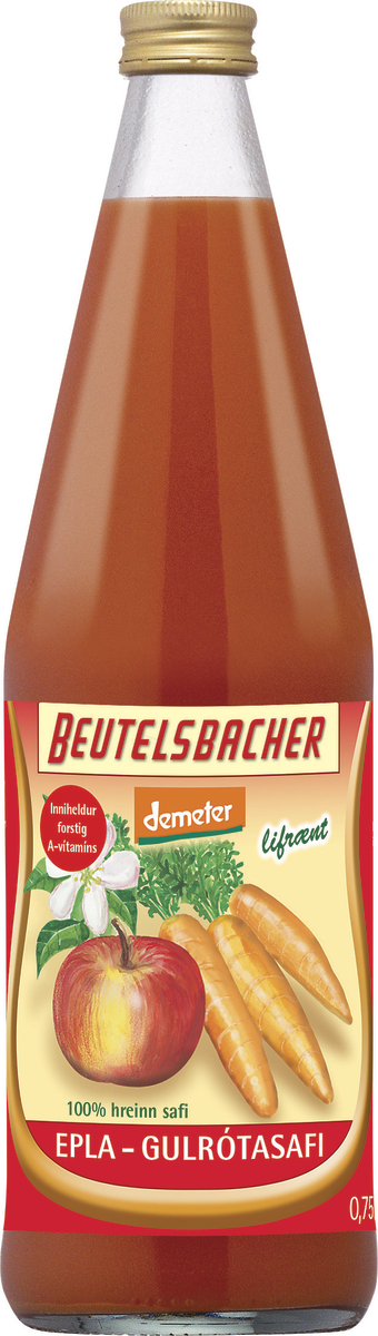 Beutelsbacher Epla & Gulrótarsafi 6x750ml