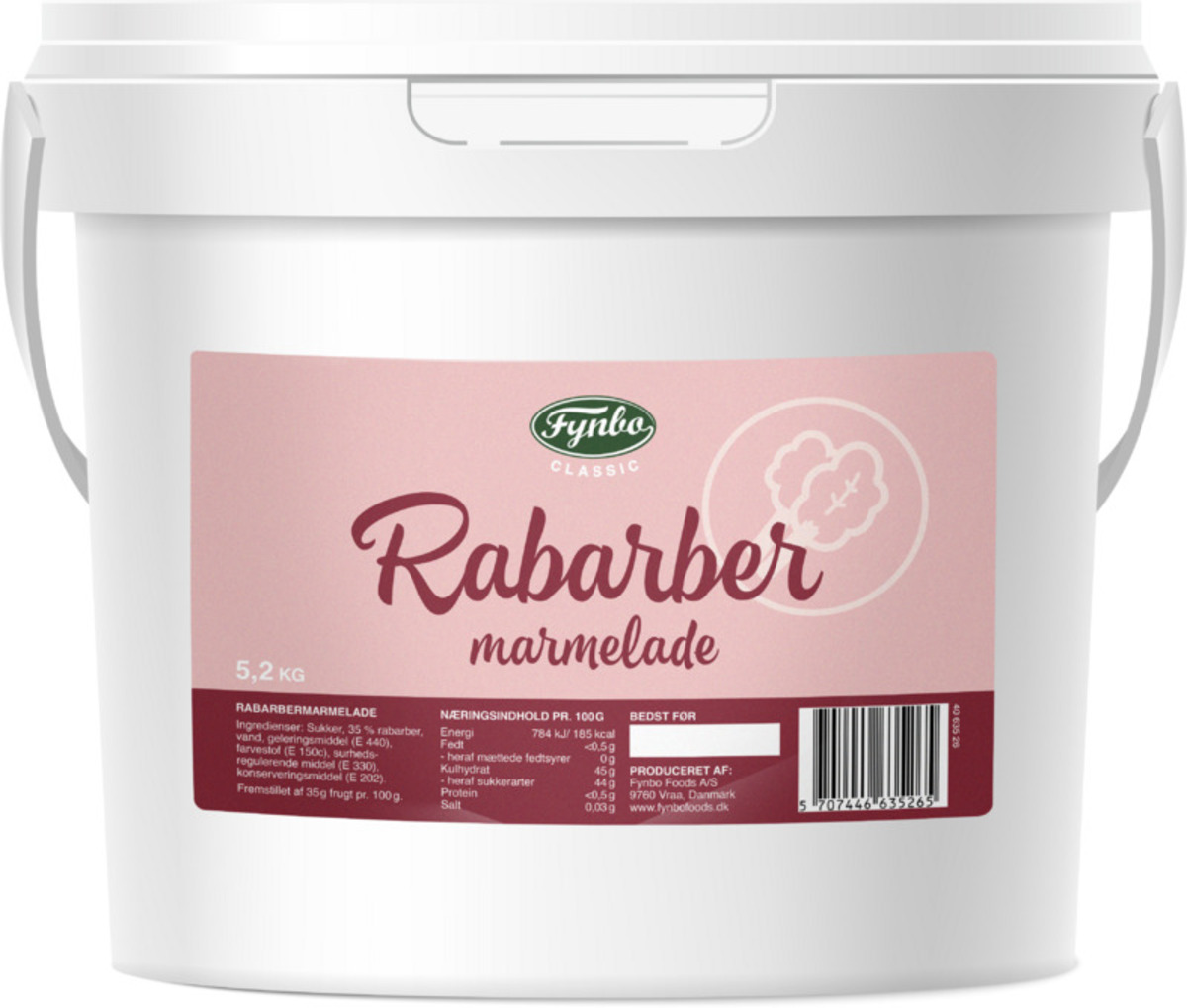 Fynbo Rabarbarasulta 5,2kg