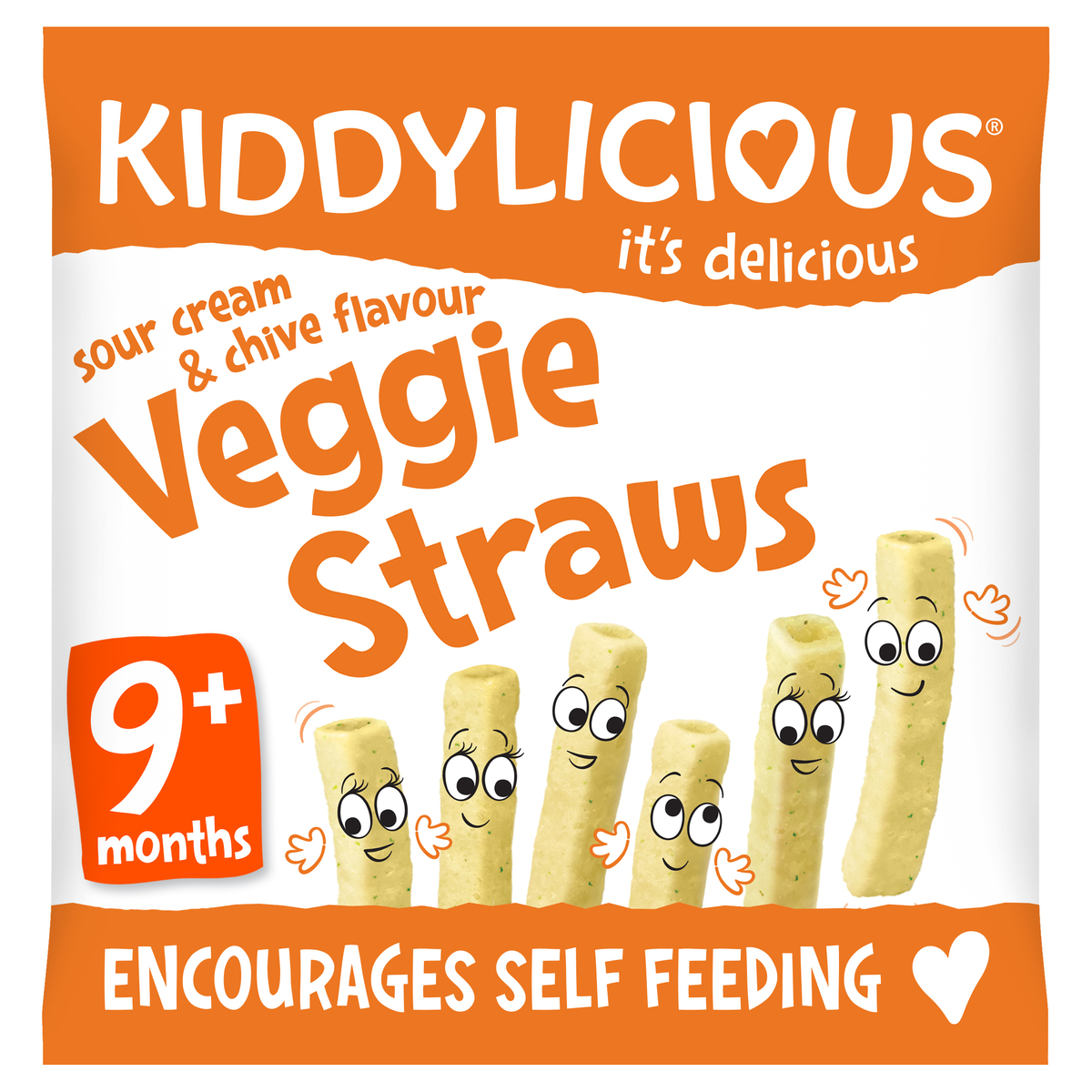 Ki Veggie Straws Sour Cream 9x12gr