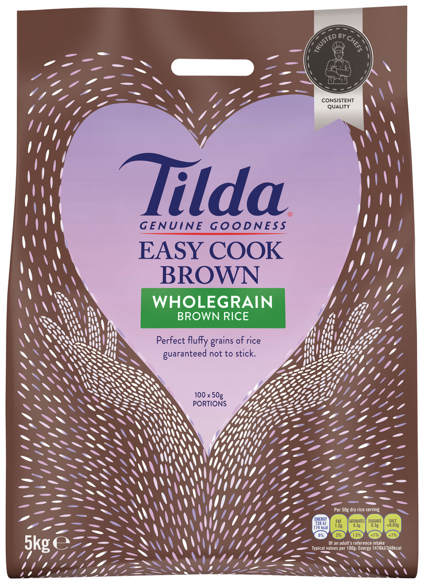 Tilda Brown Easy Cook Rice 5kg