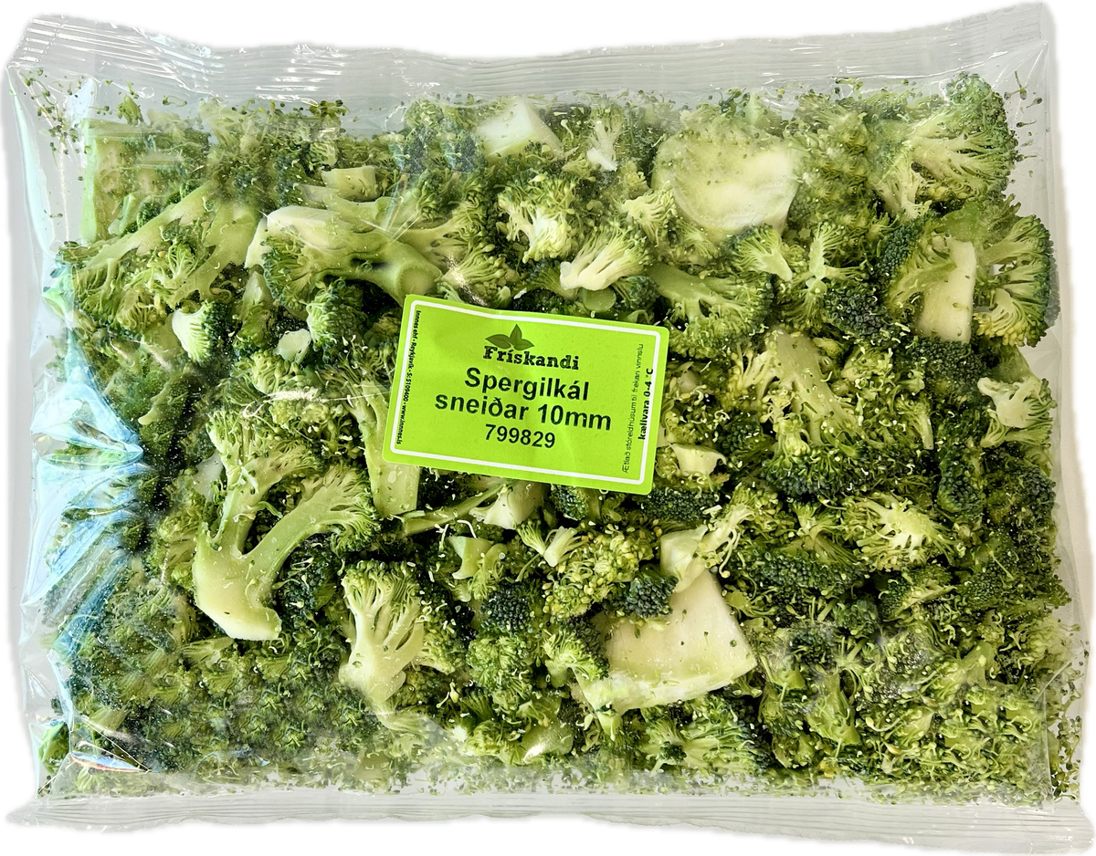 Spergilkál sneiðar 10mm 3kg (P)