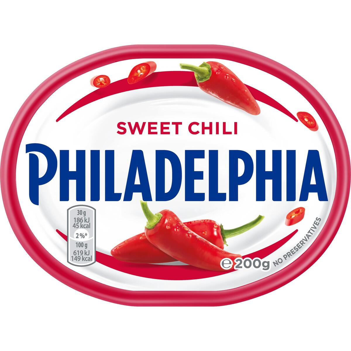 Philadelphia Sweet Chili Rjómaostur 10x200gr