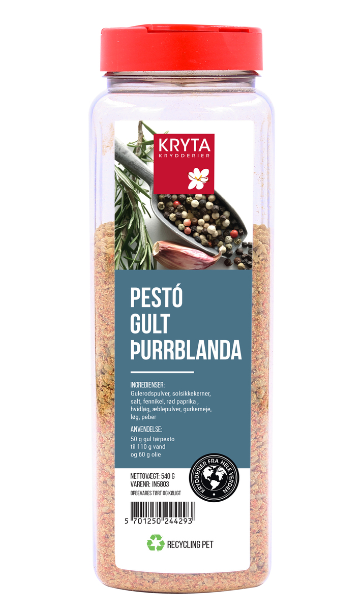 Kryta Pestó, gult - þurrblanda 9x540gr