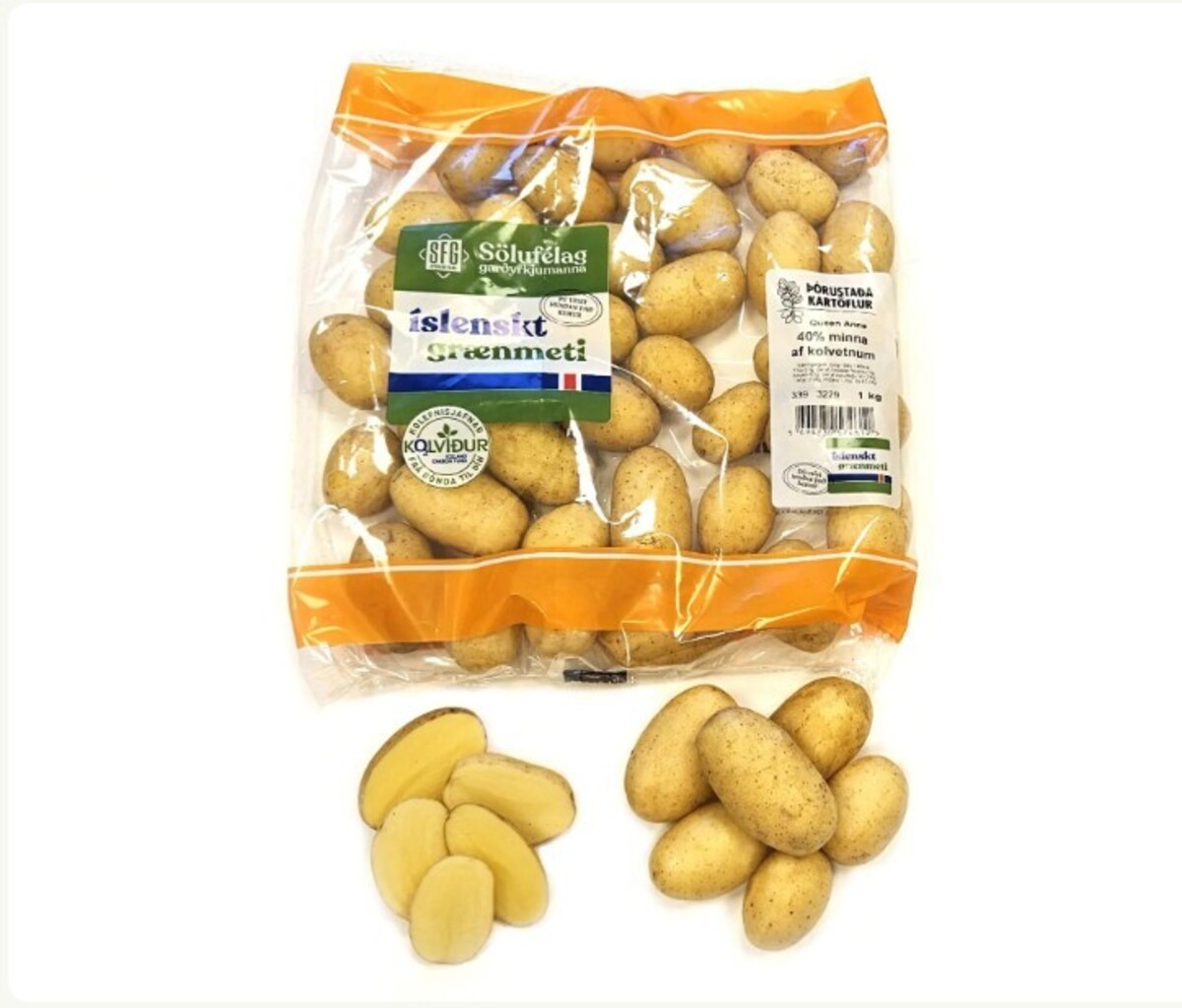 Peka Forsoðnar Kartöflur Parísar (18-22mm) 6x2kg