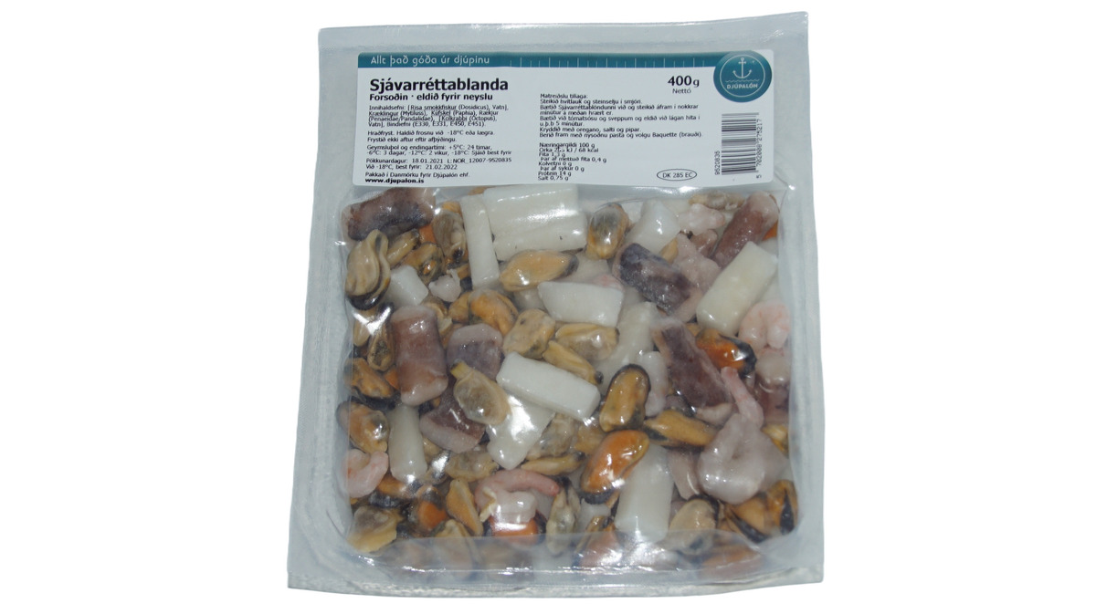 Sjávarréttablanda 10x400gr NET