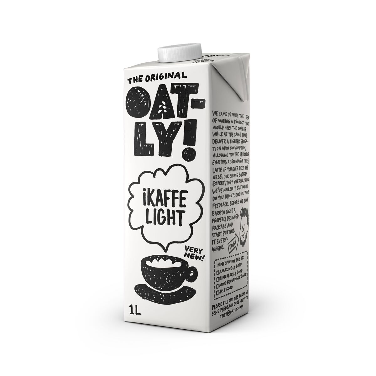 Oatly iKaffe Barista Light Haframjólk 6x1L