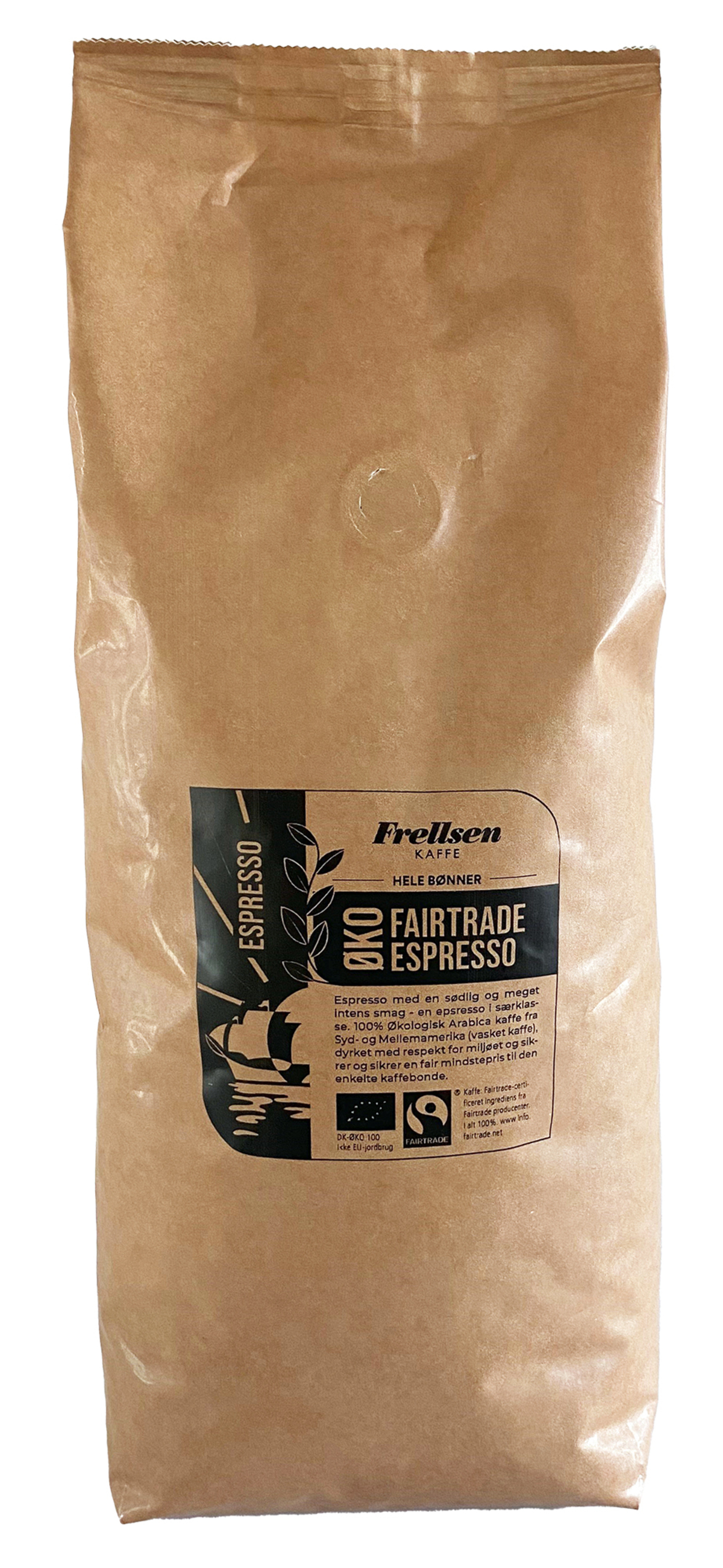 Frellsen Fairtrade Öko Espresso Baunir 10x1 kg