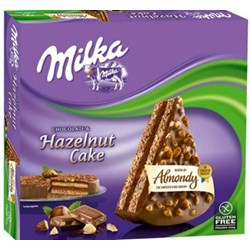 Almondy Milka Choco & Hazelnut Cake 12x400g