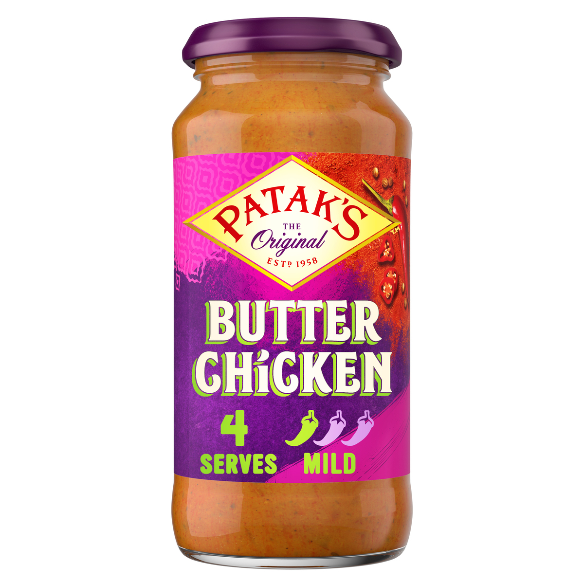 Pataks Butter Chicken Sauce 6x450gr