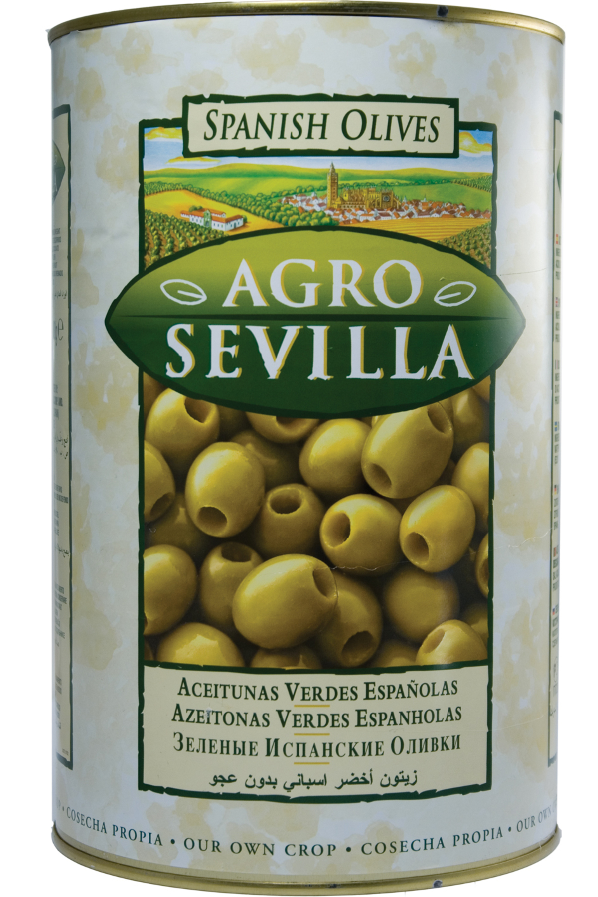 Agro/Sev.Ólífur Grænar Steinlausar 3x4,30 Kg