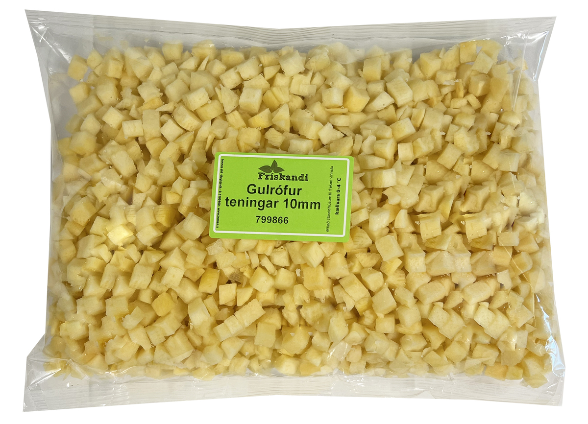 Gulrófur teningar 10mm 3kg (P)