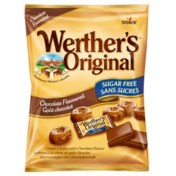 Storck Werther's Original Sugar Free Chocolate 12x60g