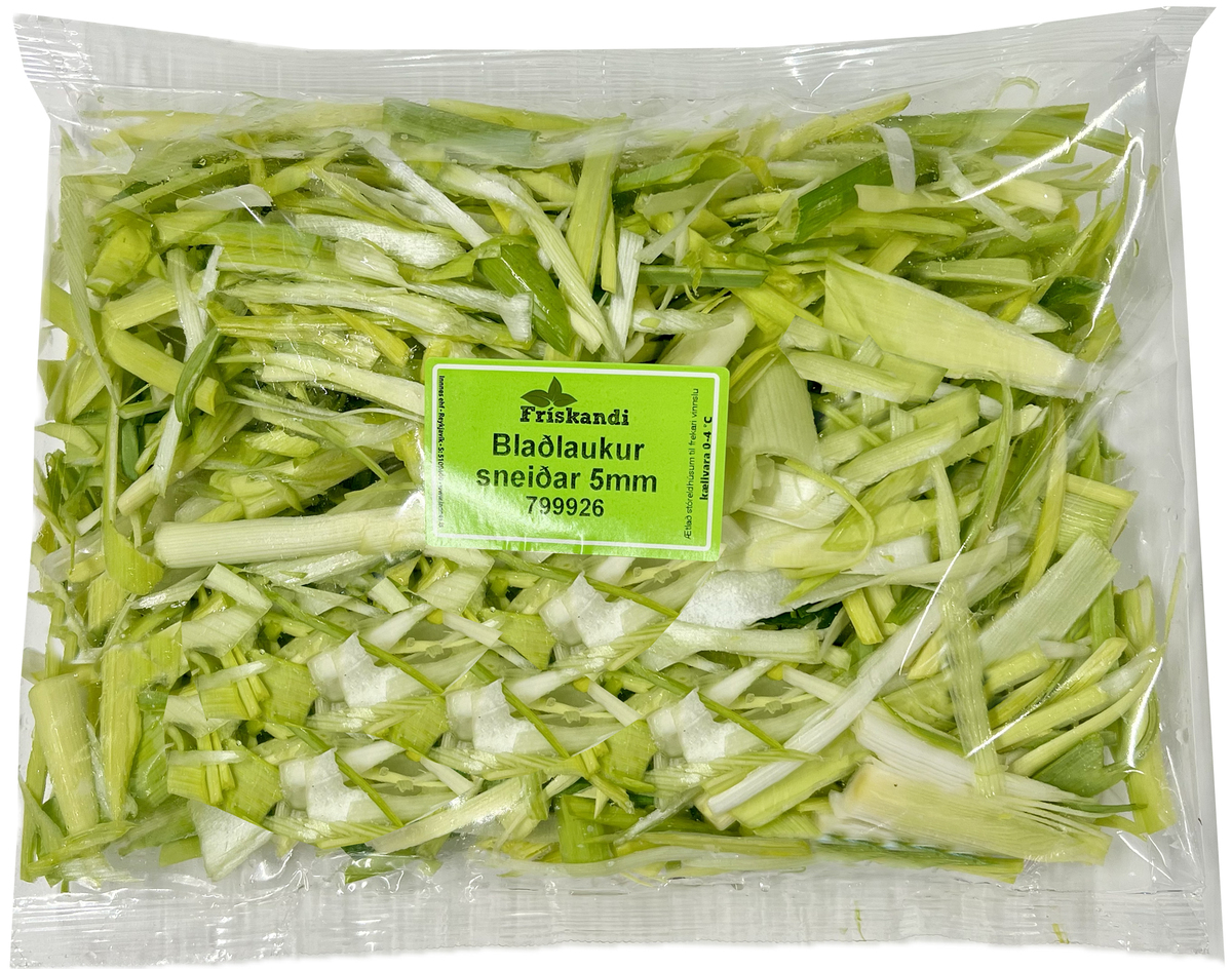 Blaðlaukur sneiðar 5mm 3kg (P)