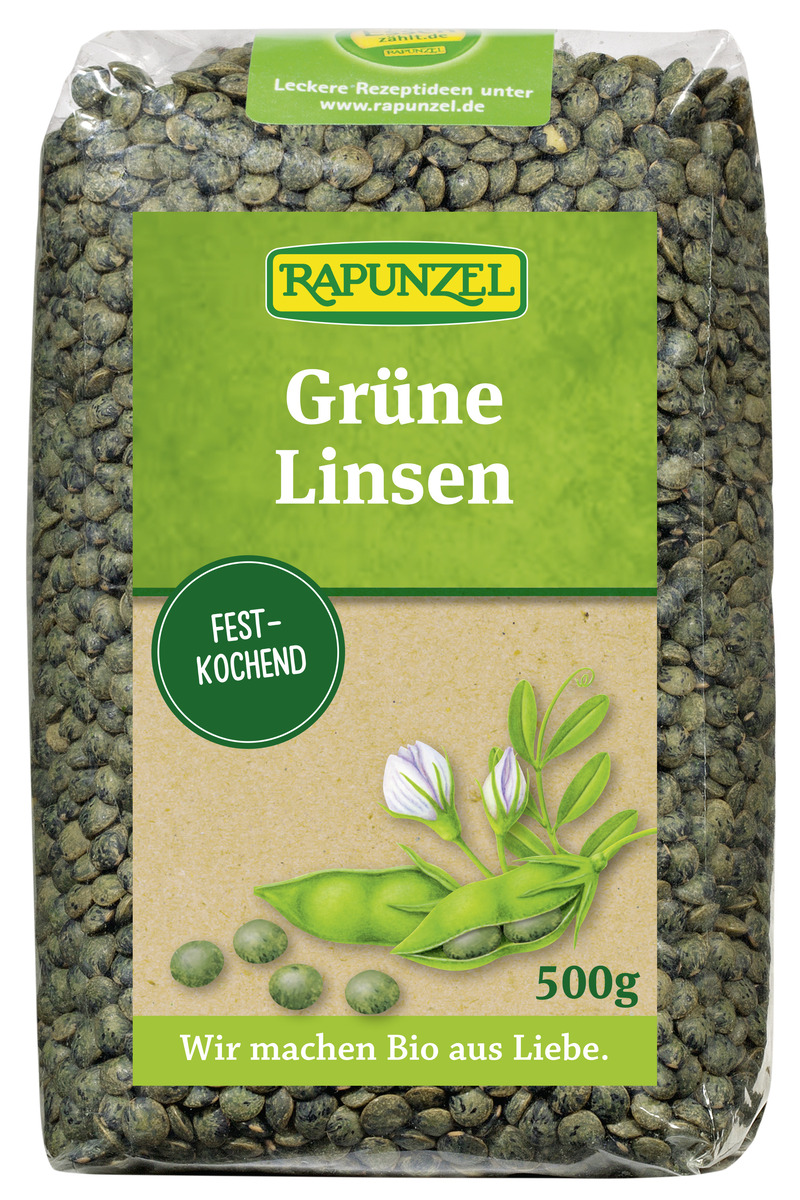 Rapunzel Grænar Linsubaunir 6x500gr (M)