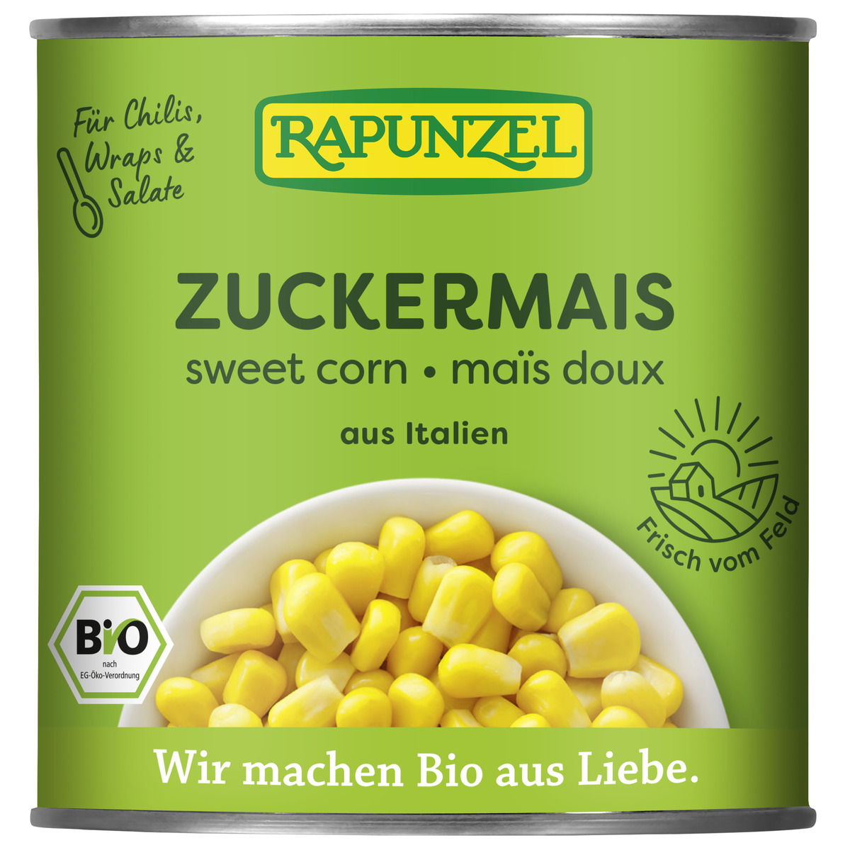 Rapunzel Maísbaunir í dós 6x340gr (IS>EN)