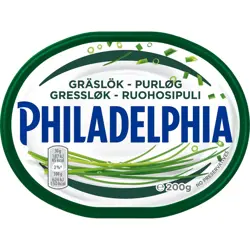 Philadelphia Light Graslaukur Rjómaostur 10x200gr