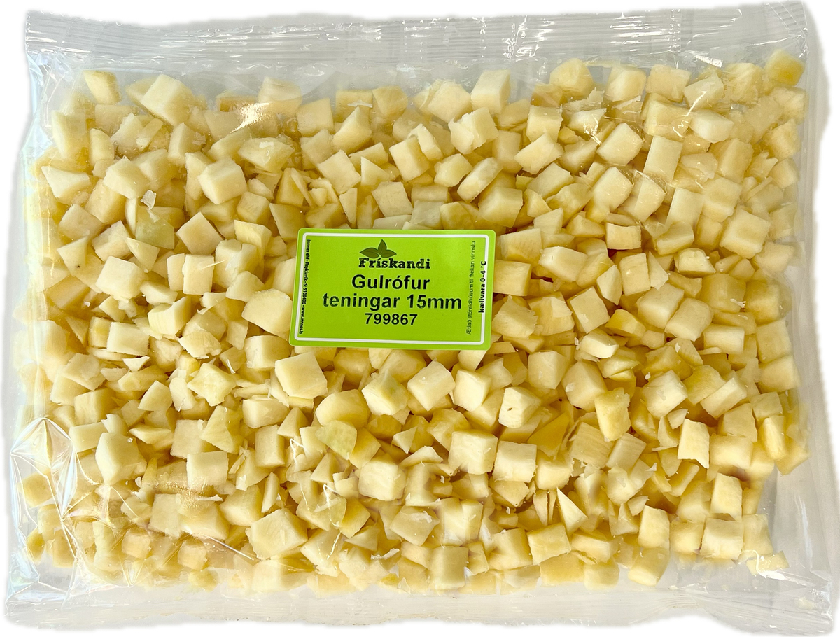 Gulrófur teningar 15mm 3kg (P)