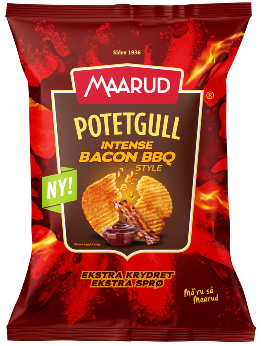 Maarud Potetgull Intense BBQ 18x175 g