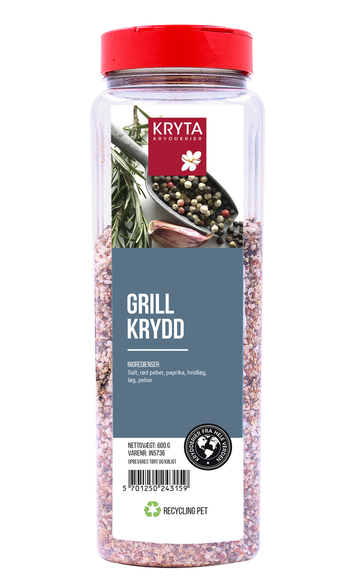 Kryta Grillkrydd 9x600g