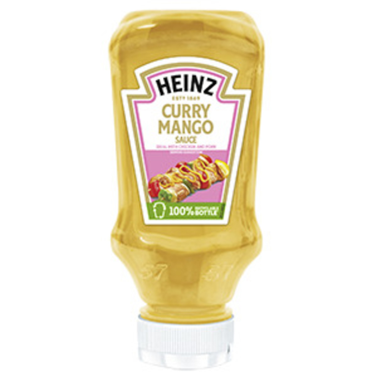 Heinz Curry Mango sósa Top Down 8x220ml