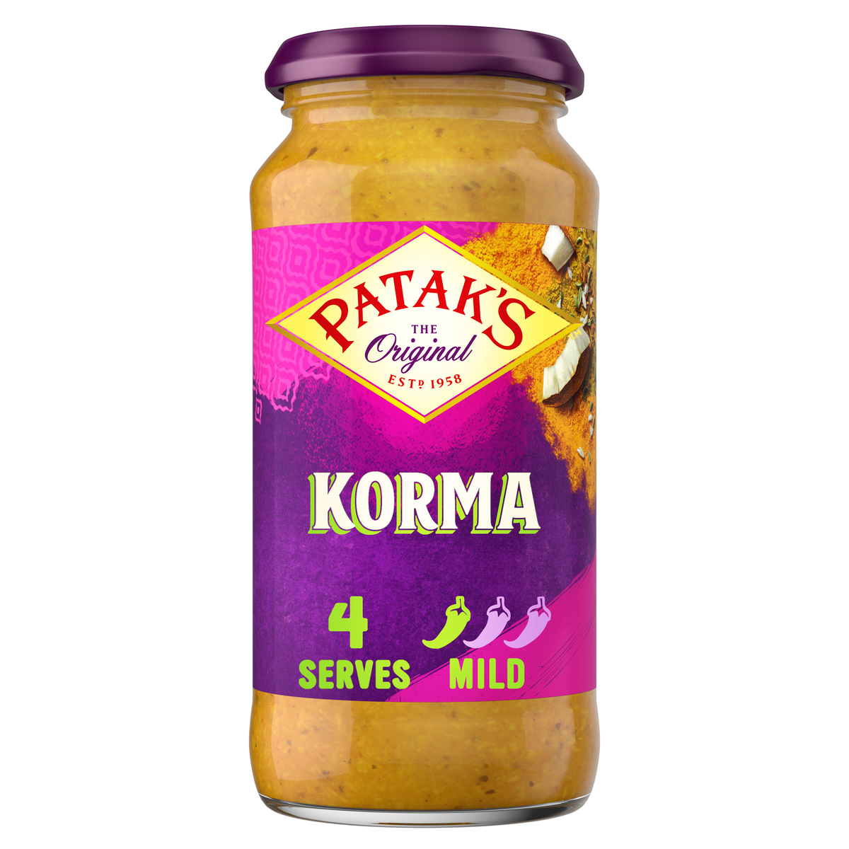 Pataks Korma Sauce 6x450gr