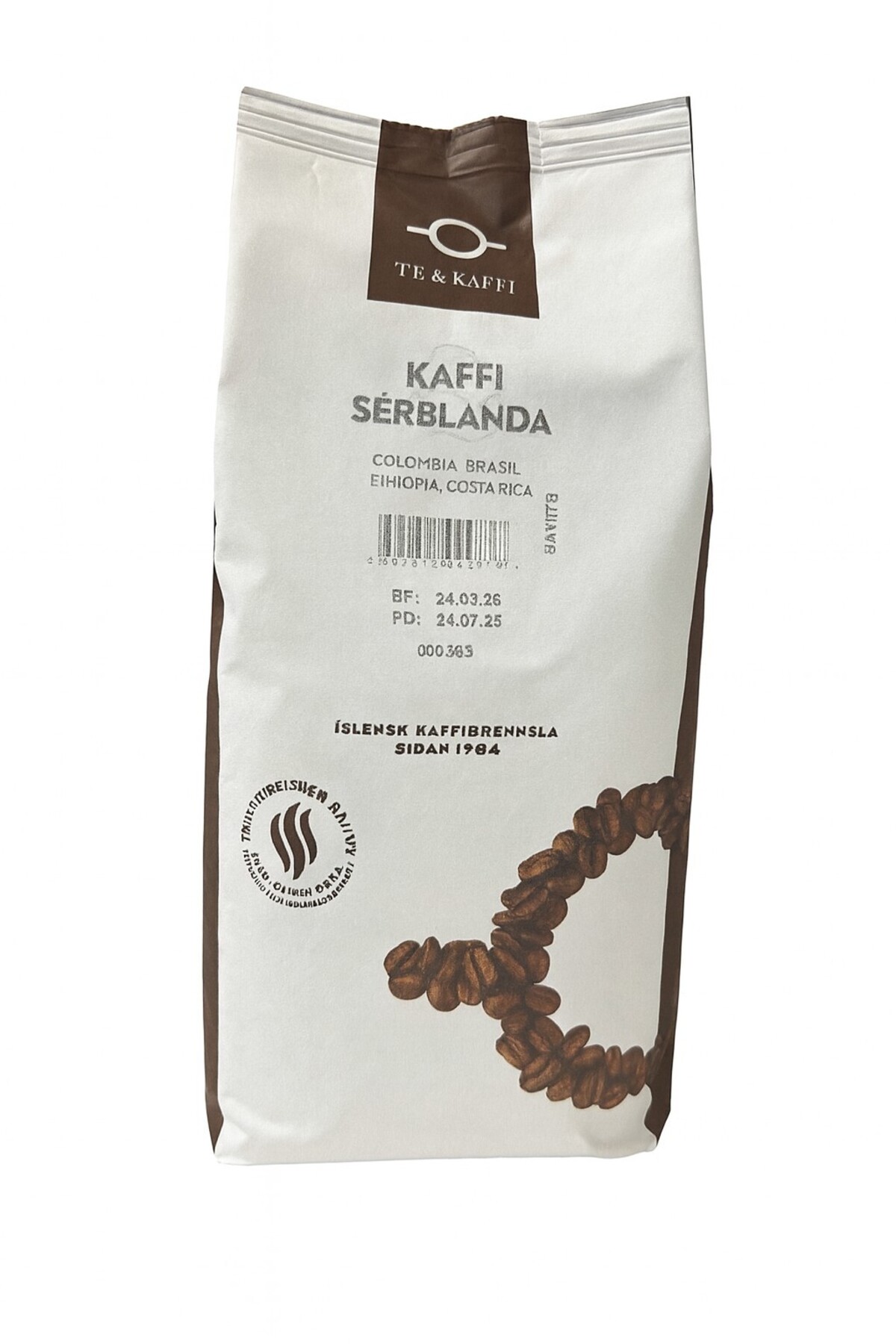 Te & Kaffi Filter Sérblanda Kaffisamn. Baunir 9x800gr