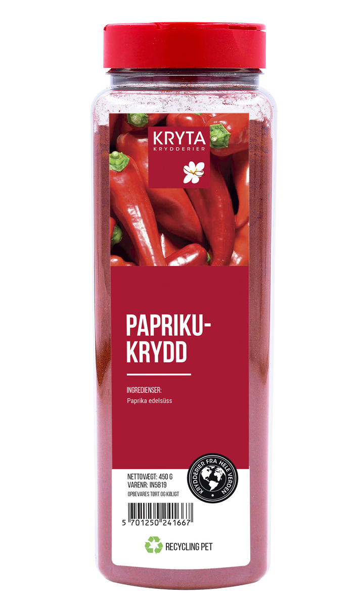 Kryta Paprikukrydd - Paprika Edelsüss 9x450g