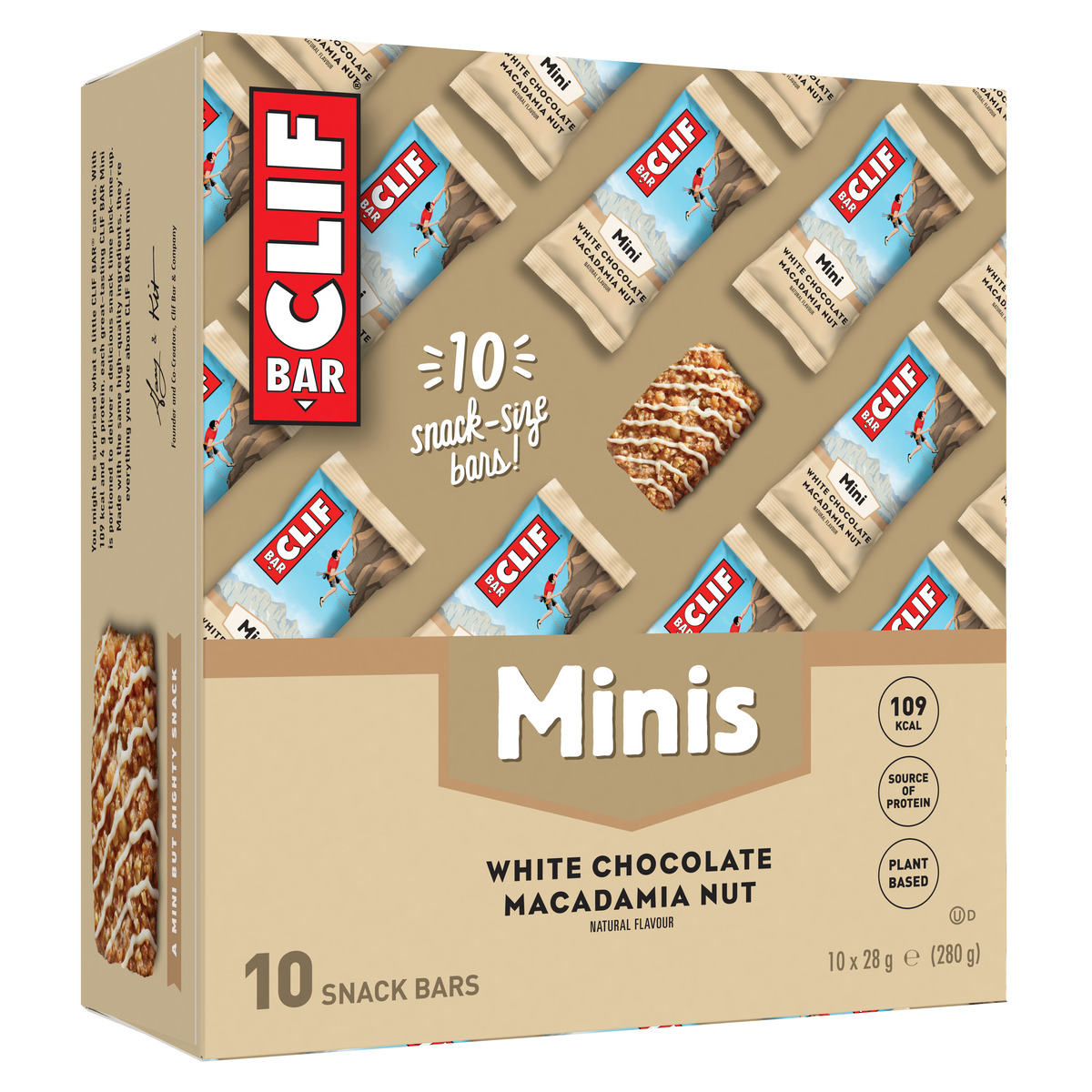 Clif Bar Minis White Choco Macadamia Nut 9x280gr (10x28gr)