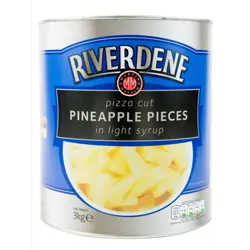 Riverdene Pizza Cut Pineapple in Light Syrup 6x3kg