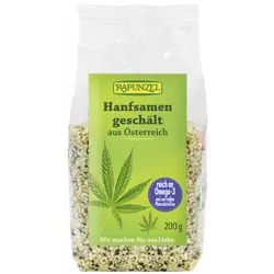 Rapunzel Hampfræ, afhýdd 6x200g (M)