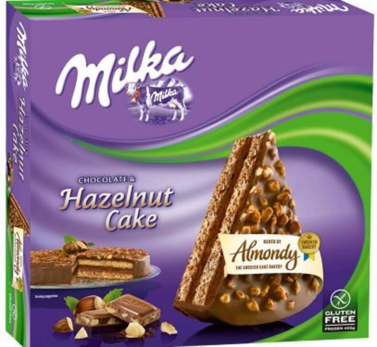 Almondy Milka Choco & Hazelnut Cake 12x400g