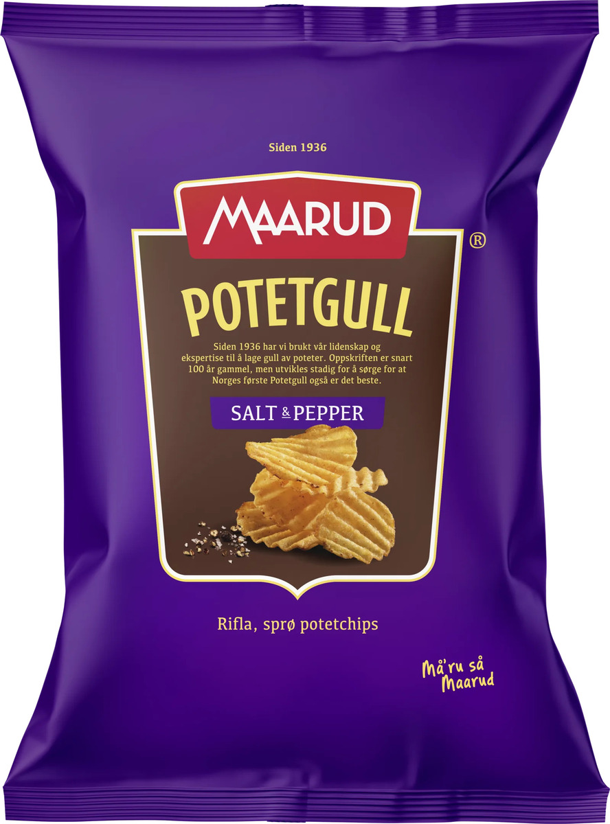Maarud Flögur Salt&Pipar 15x250g
