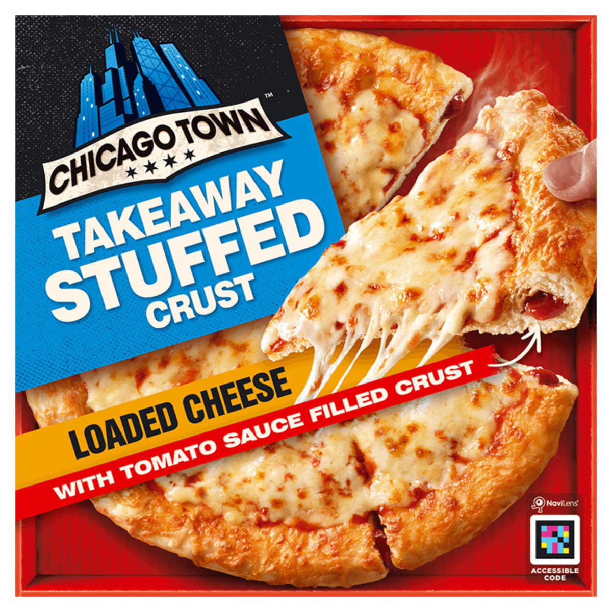 Chicago Town TA Stuffed Crust Loaded Cheese 10x480g