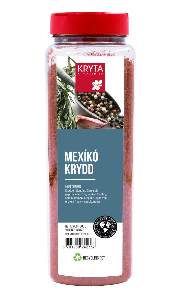 Kryta Mexíkókrydd - Mexico pyntekrydderi 9x700g