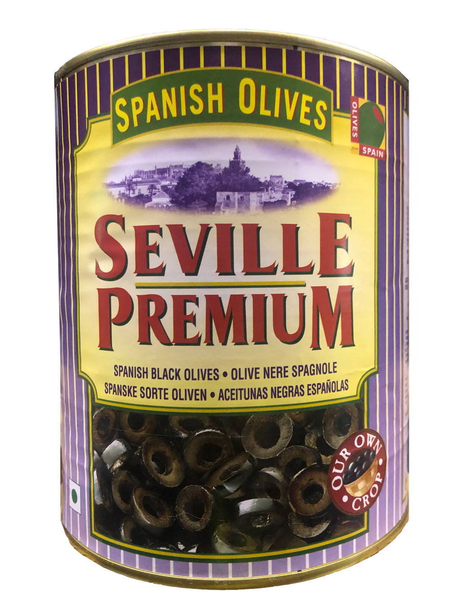 Agro/Sev. Svartar Sneiddar ólífur 6x3kg