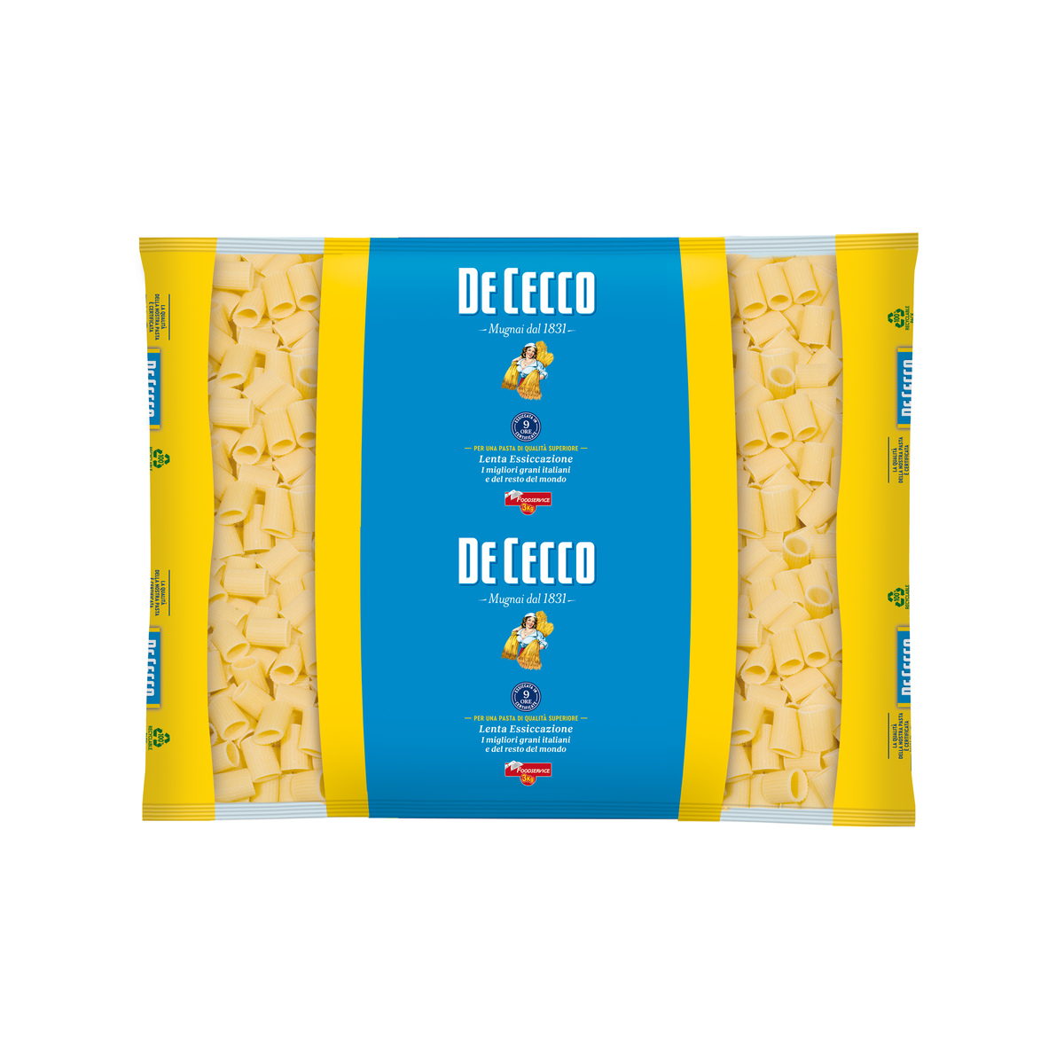 De Cecco Mezzi Rigatoni 4x3 kg