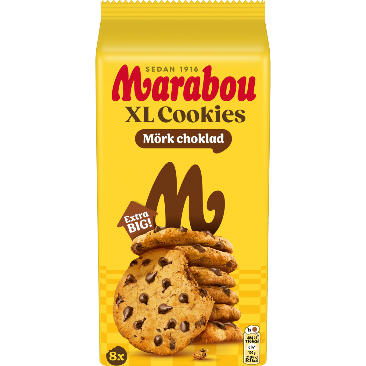 Marabou Biscuits Dark Chocolate 10x184gr