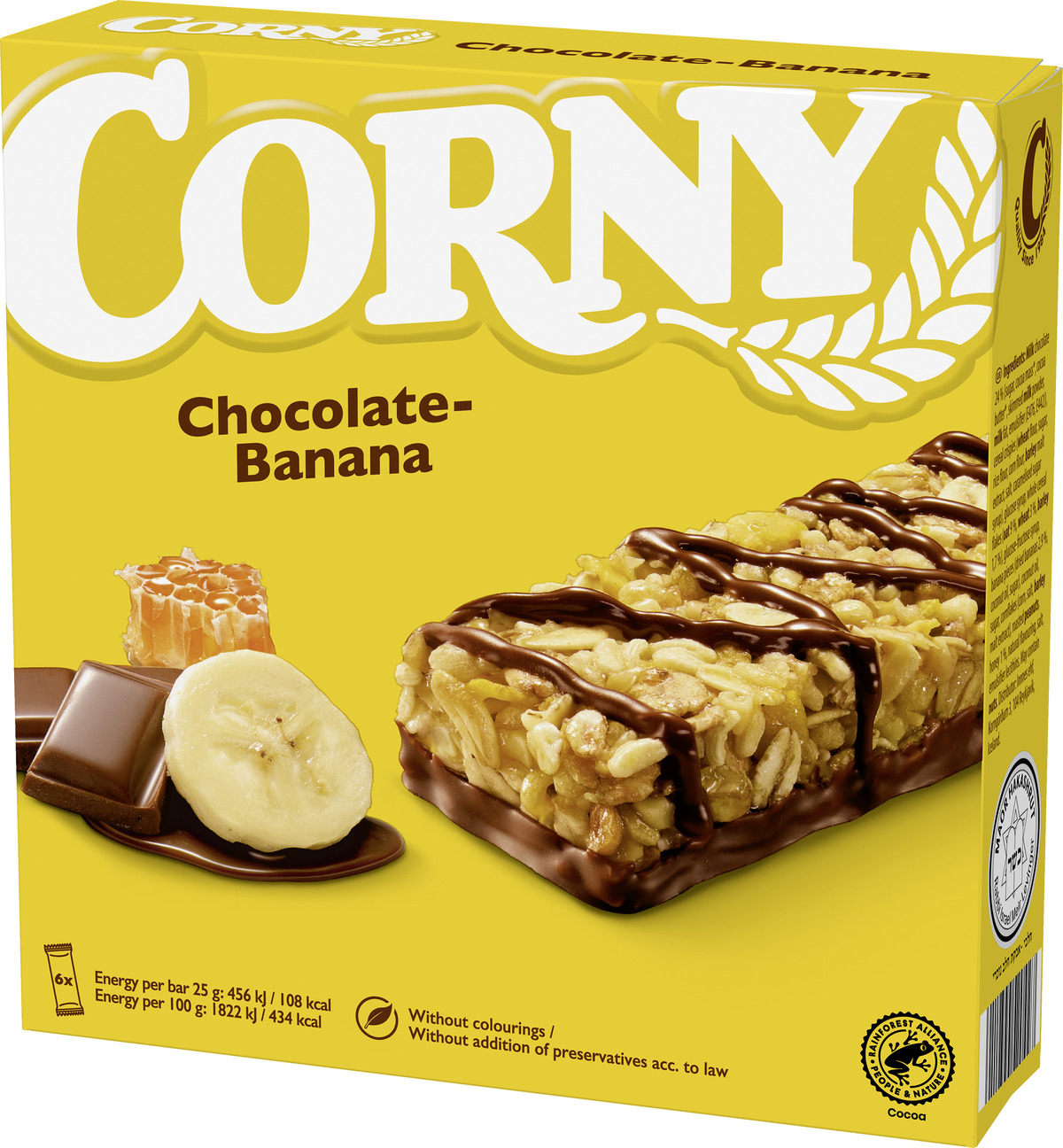 Corny Chocolate-Banana 10x6x25gr