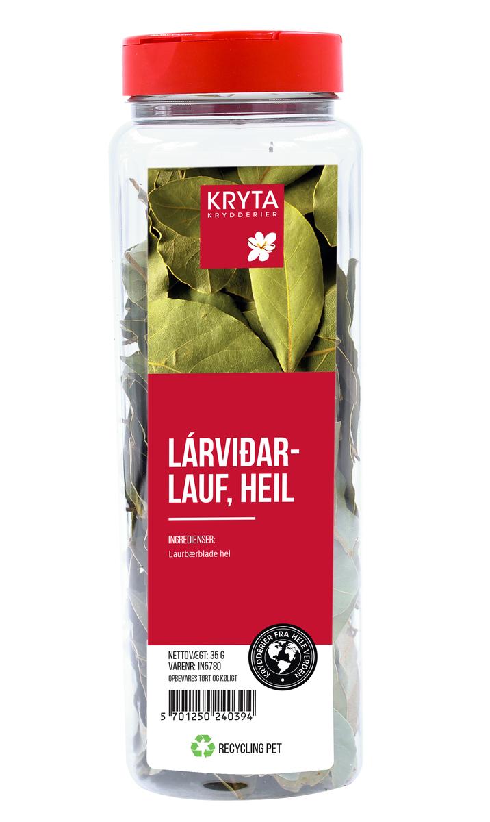 Kryta Lárviðarlauf, heil 9x35g