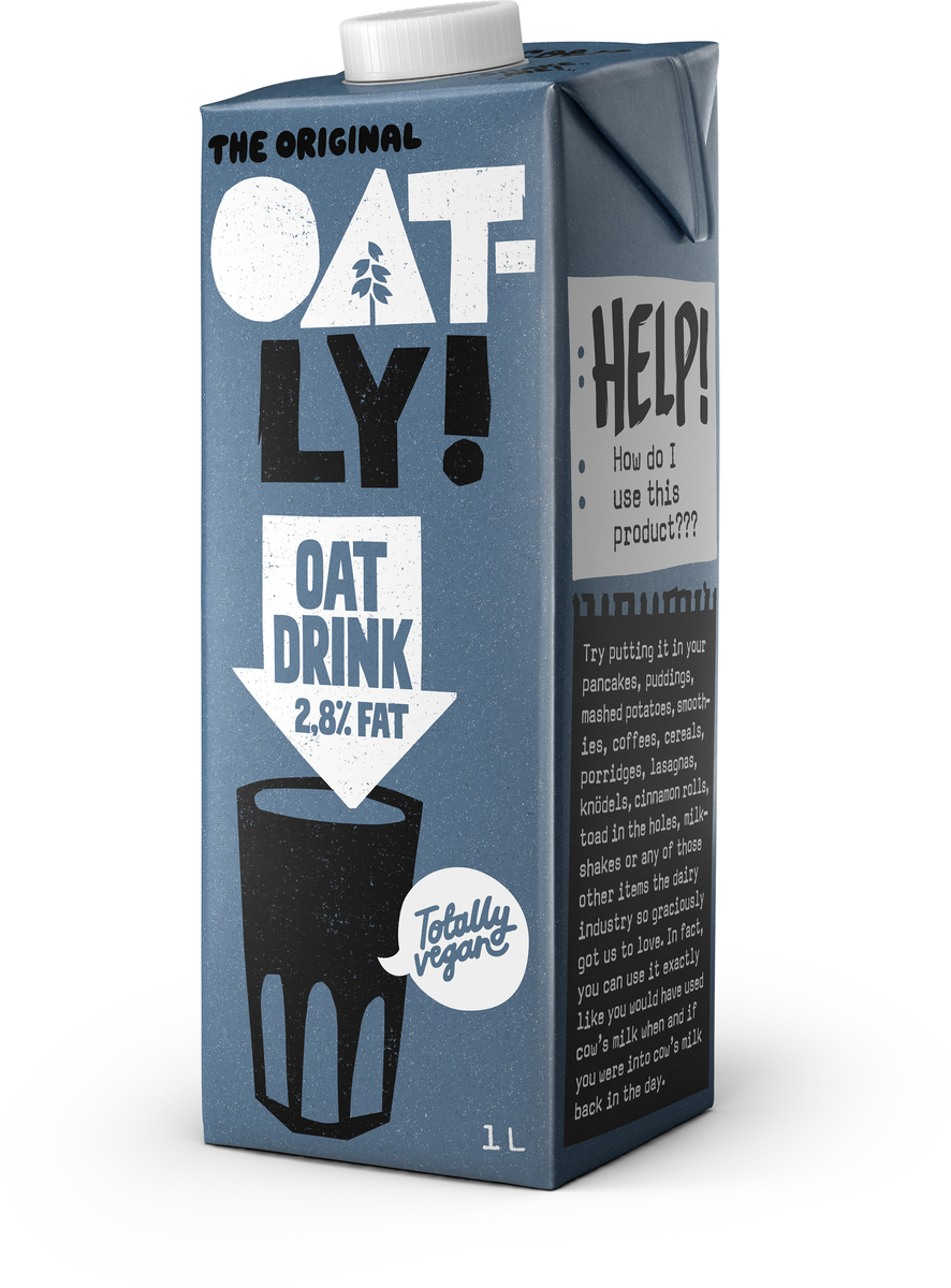 Oatly Haframjólk 2,8% 6x1L