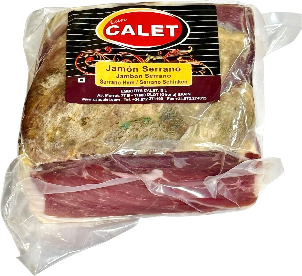 Can Calet Serrano ham block ca. 2,5kg