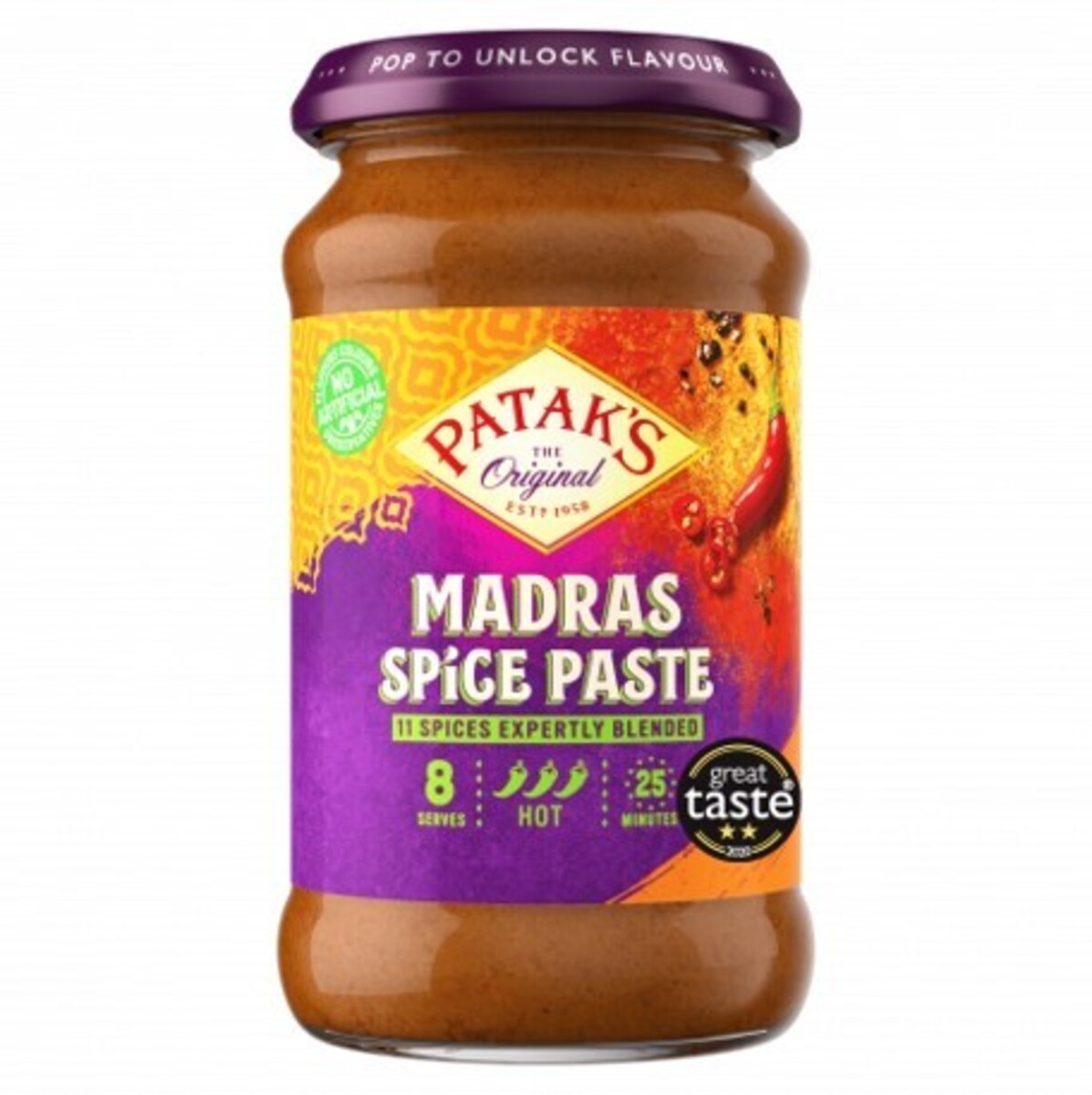 Pataks Madras Paste 6x283gr