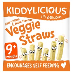 Ki Veggie Straws Sour Cream 9x12g