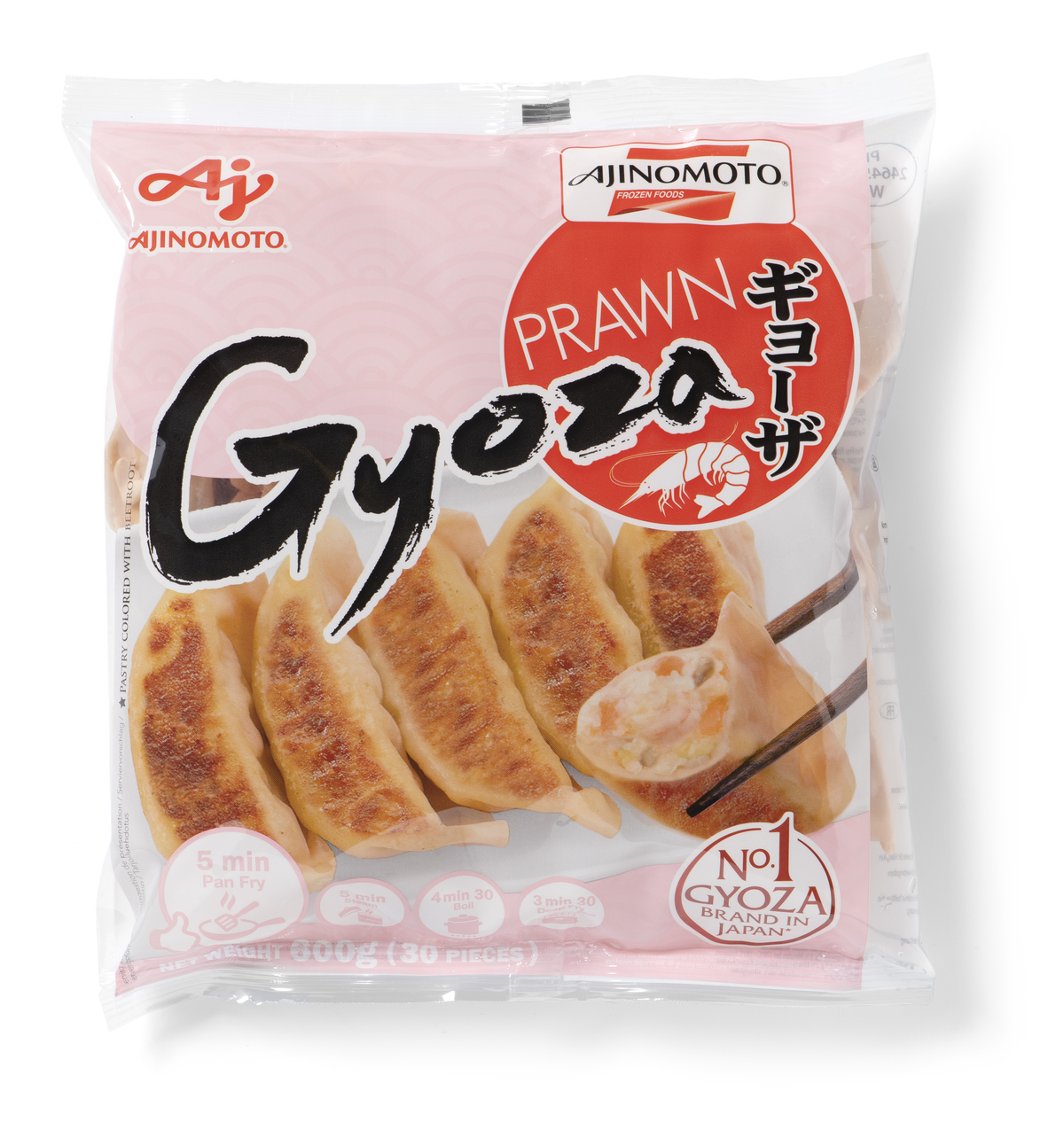 Dumplings/Gyoza m.rækjum 10x600gr