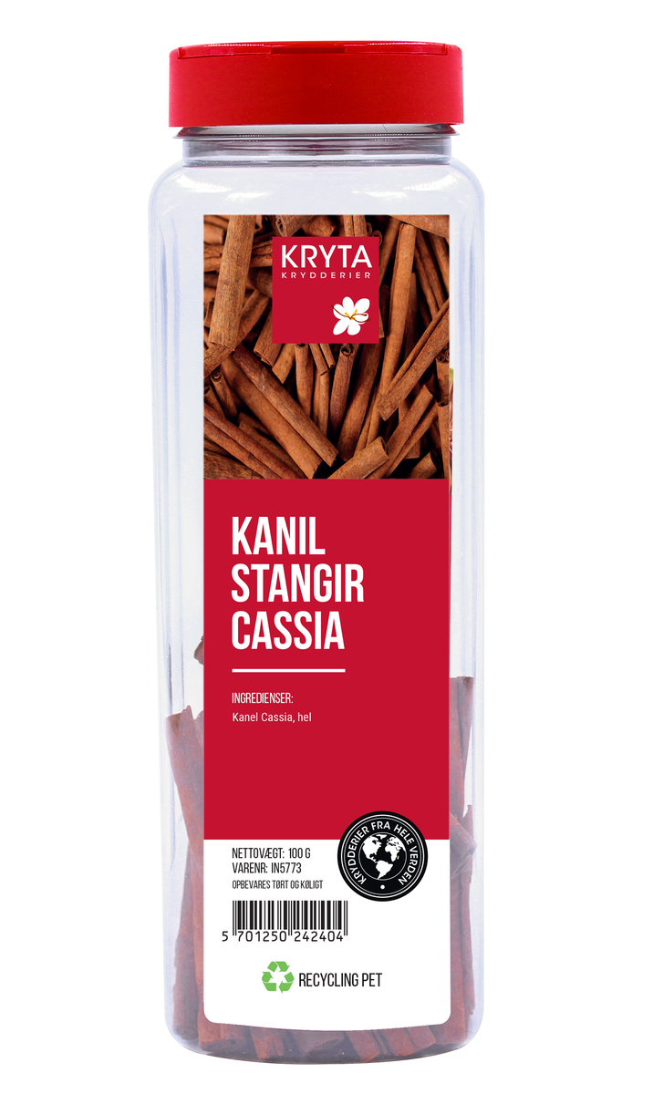 Kryta Kanilstangir - Kanel Cassia hel 9x100g