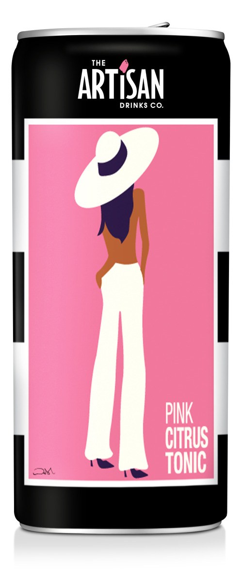 Artisan Pink Citrus Tonic 24x200ml Can