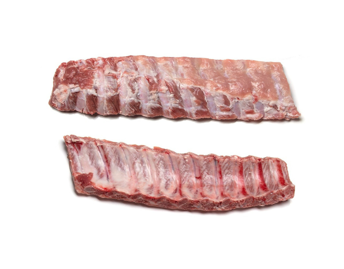 Grísarif frosin 7-11 cm 1x10kg