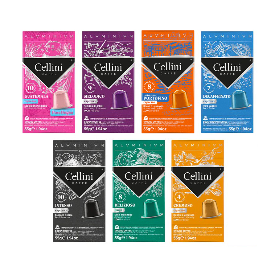 Ný kaffihylki frá Cellini