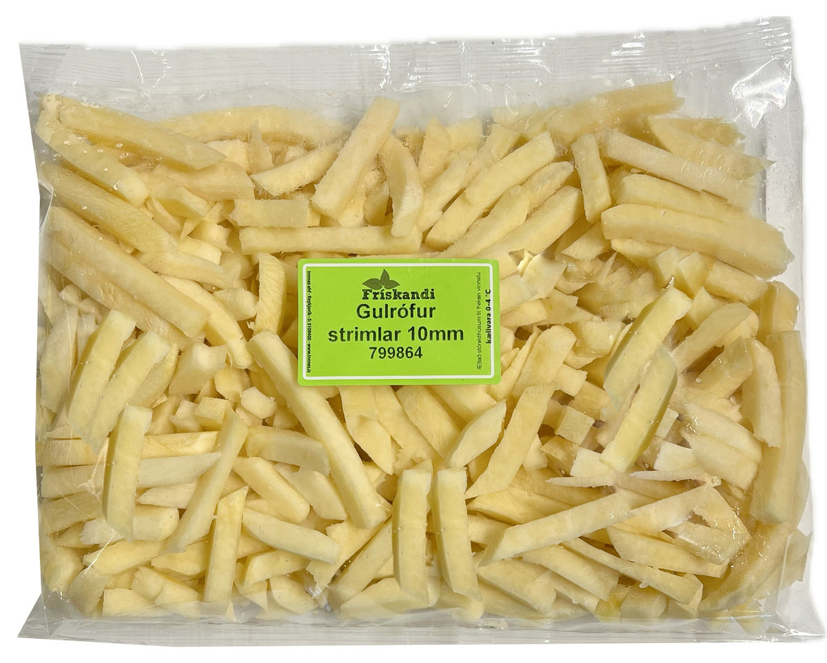 Gulrófur strimlar 10mm 3kg (P)